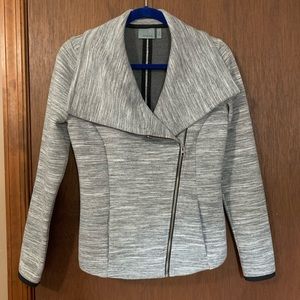 Athleta Moto side zip asymmetrical jacket